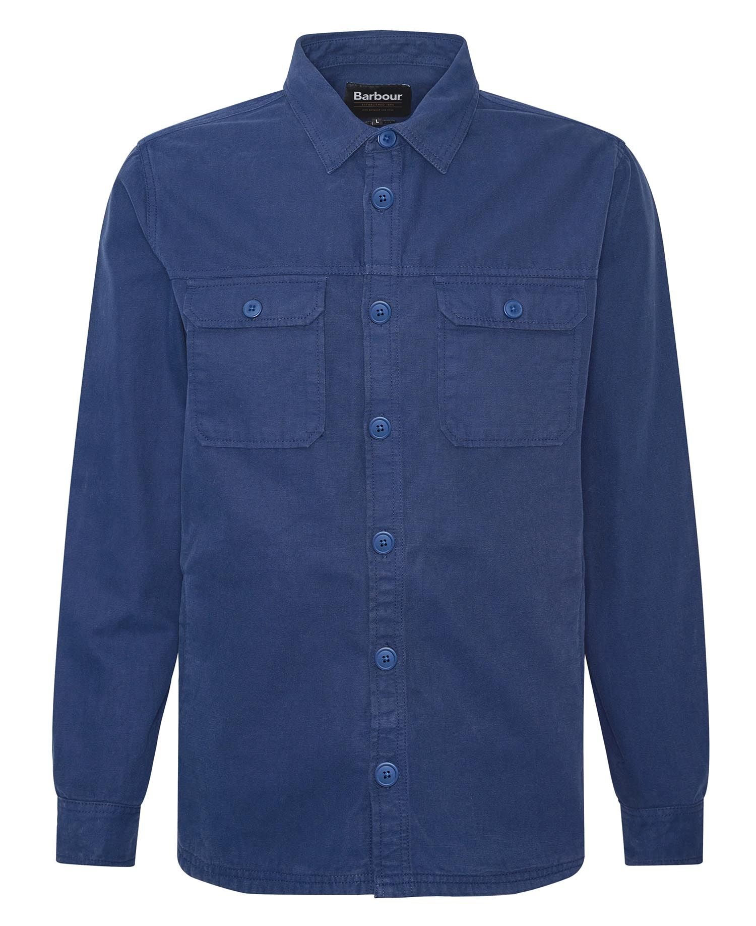 Barbour Yfirskyrta Swindale Overshirt Navy – Kormákur Skjöldur