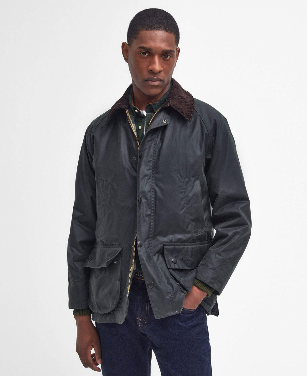Barbour × workahoLC OS BEDALE Barbour Os Bedale Wax Jacket - Sage | Garmentory