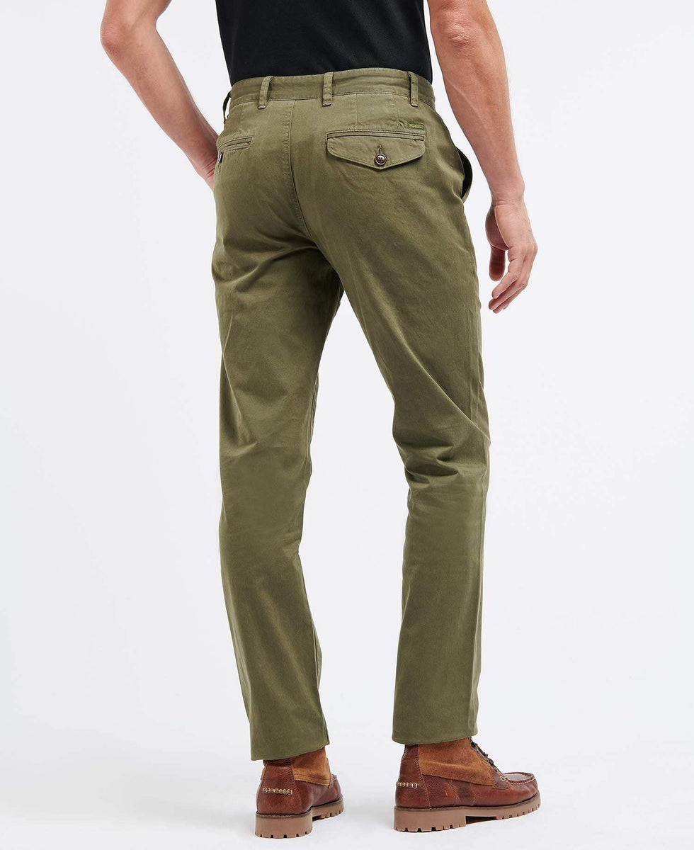 Barbour chinos olive new arrivals