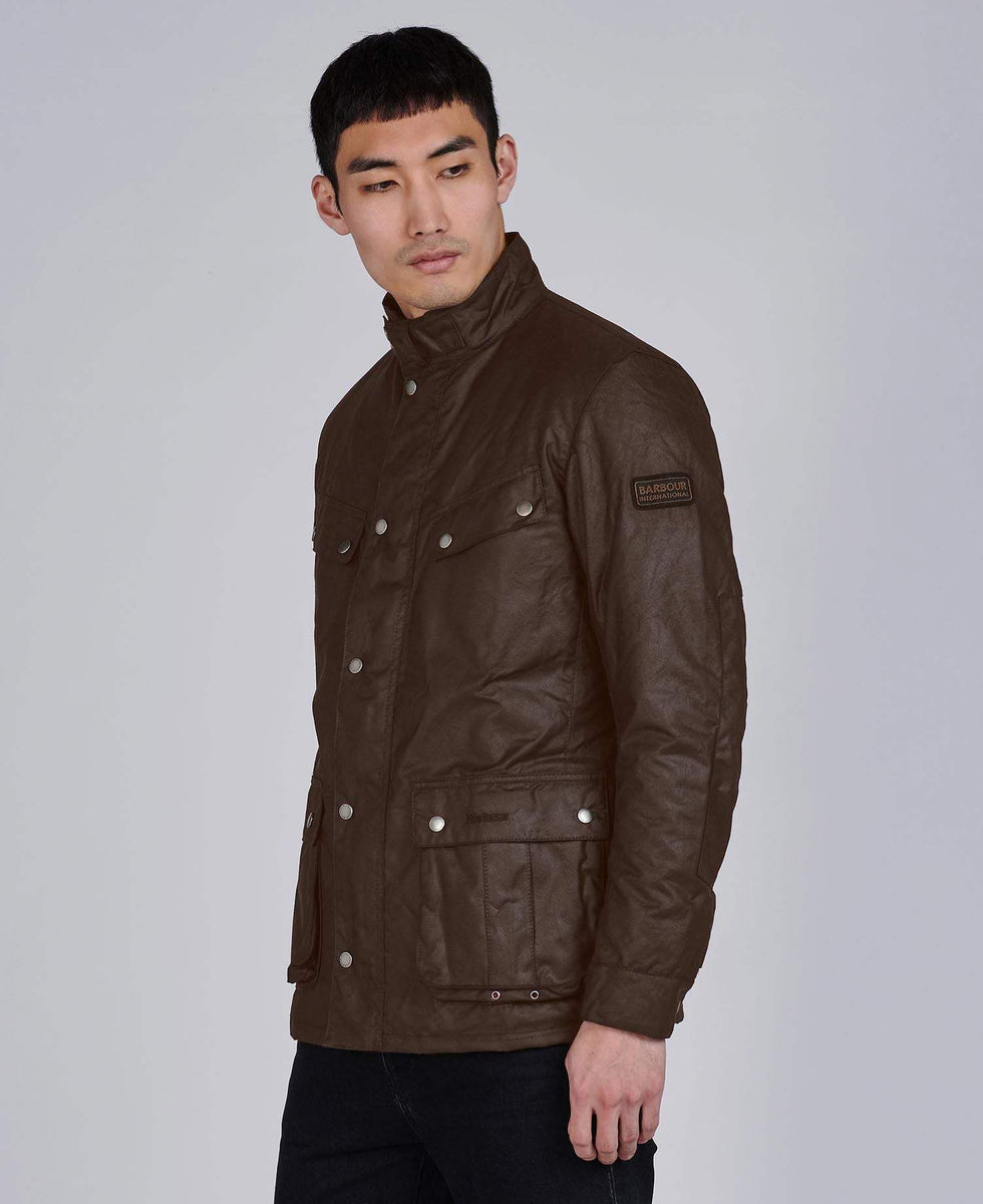 Barbour Intl. Vaxjakki Duke Wax Jacket Bark Kormakur Skjoldur