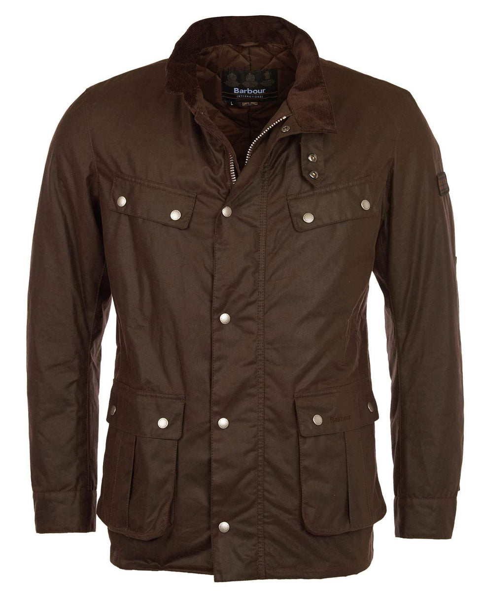 Barbour Intl. Vaxjakki Duke Wax Jacket Bark Kormakur Skjoldur