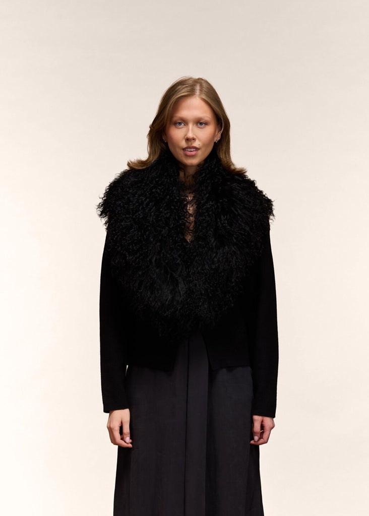 Feldur Loðkragi Myrkvi Black