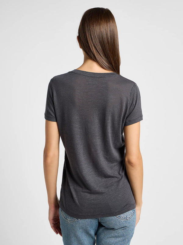 Lee Dömubolur V Neck Black