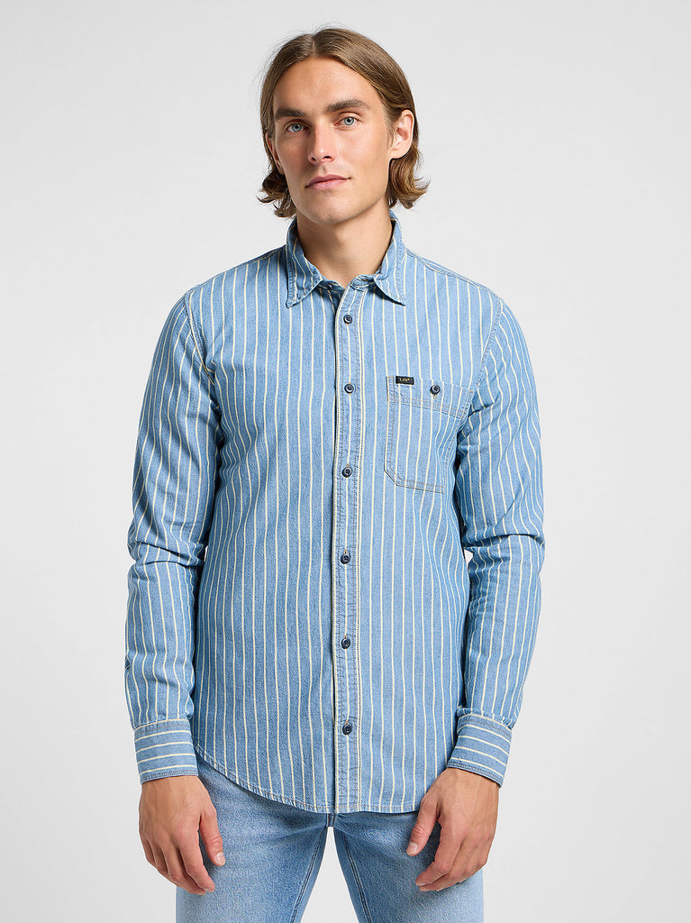 Leesure Shirt Indigo Dobby