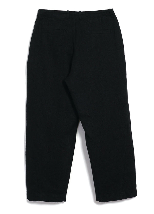 Bobby Wide Pleated Trouser Black