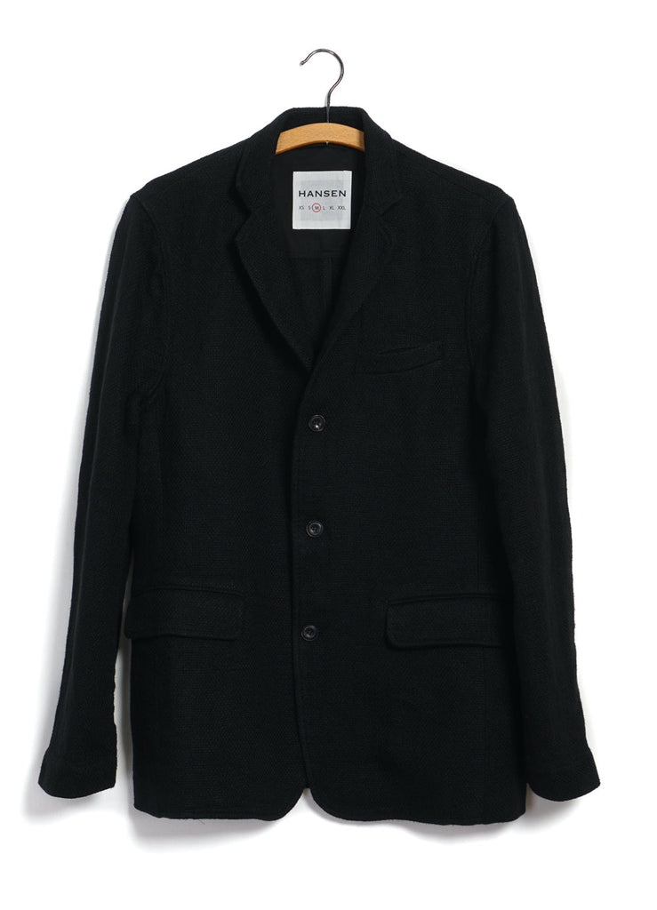 Charlie Three Button Blazer Black