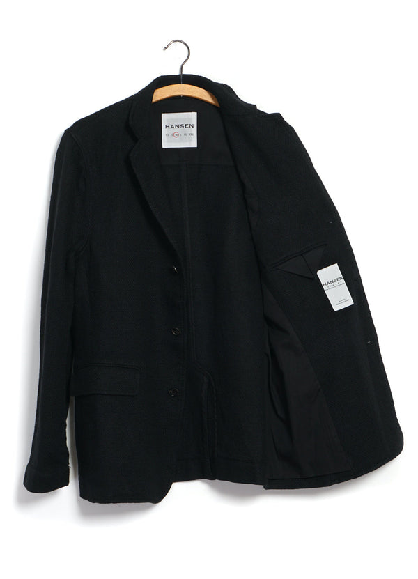 Charlie Three Button Blazer Black