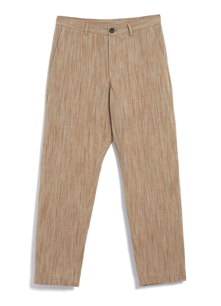 Ken Loose Cut Trousers Sepia