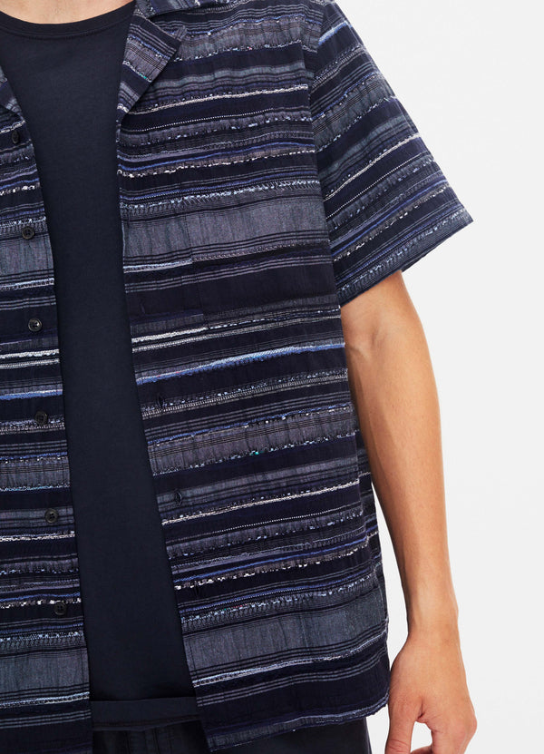 Hansen Short Sleeve Shirt Multiple Blue