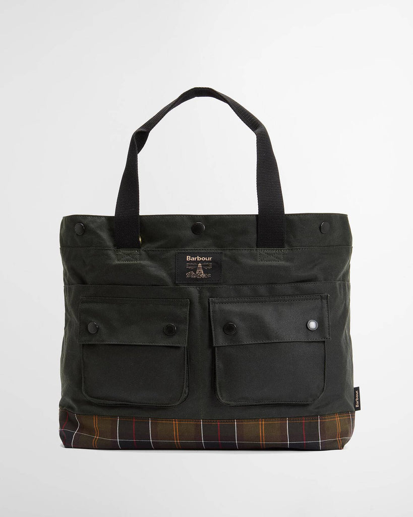 Barbour Taska Field Wax Tote