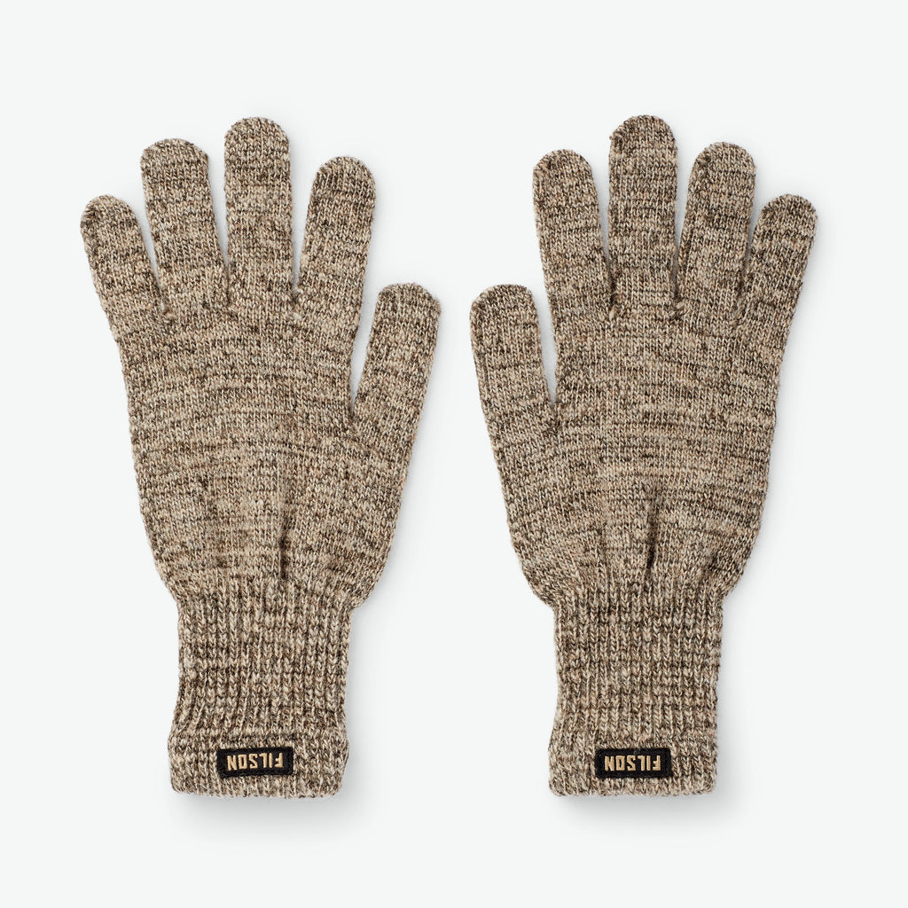 Filson Hanskar - Full Finger Knit Gloves - Root/Heather