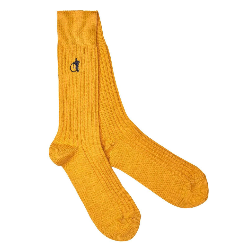 London Sock -  Boot Sock - East India Saffron