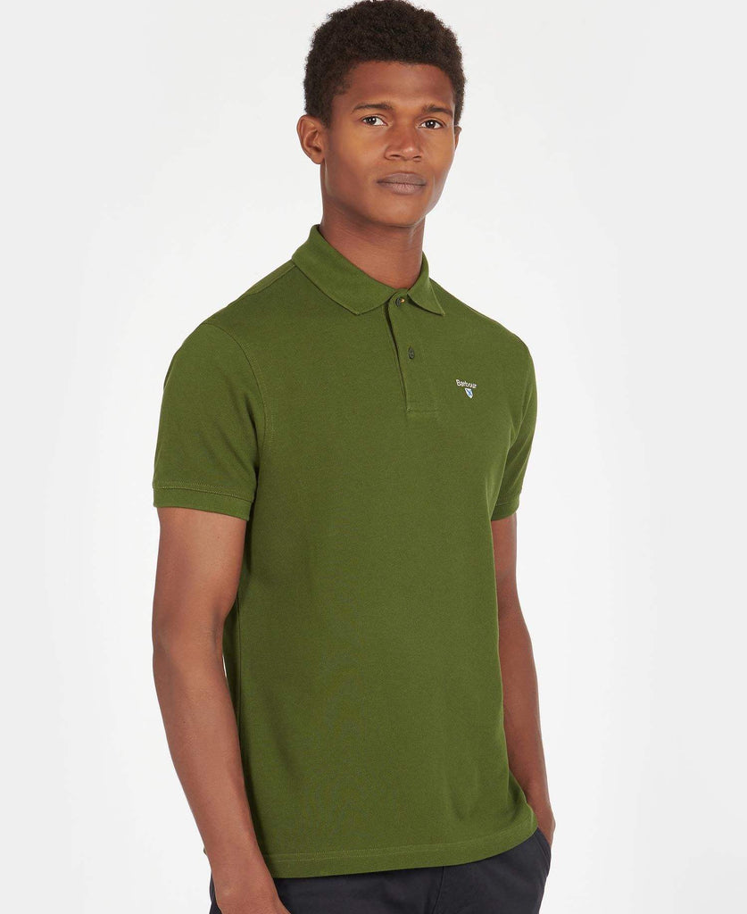 Barbour polo Green outlet