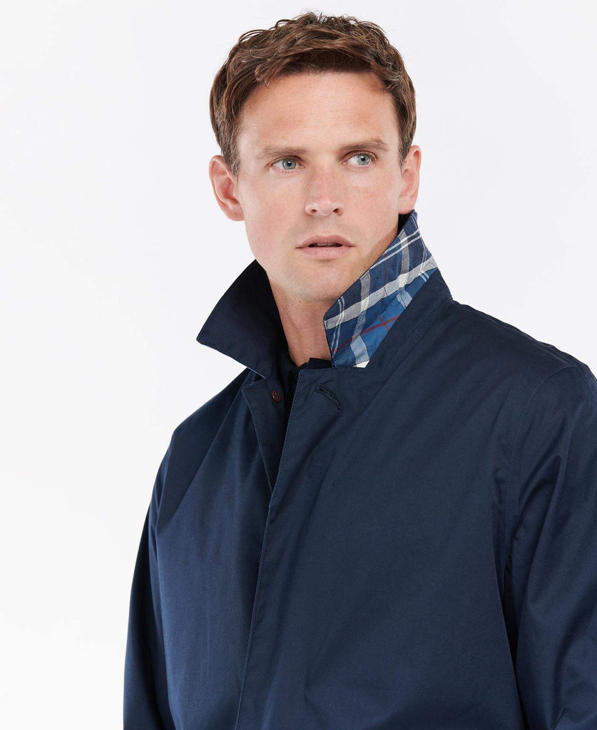 Barbour Frakki Rokig Jacket Navy Kormakur Skjoldur