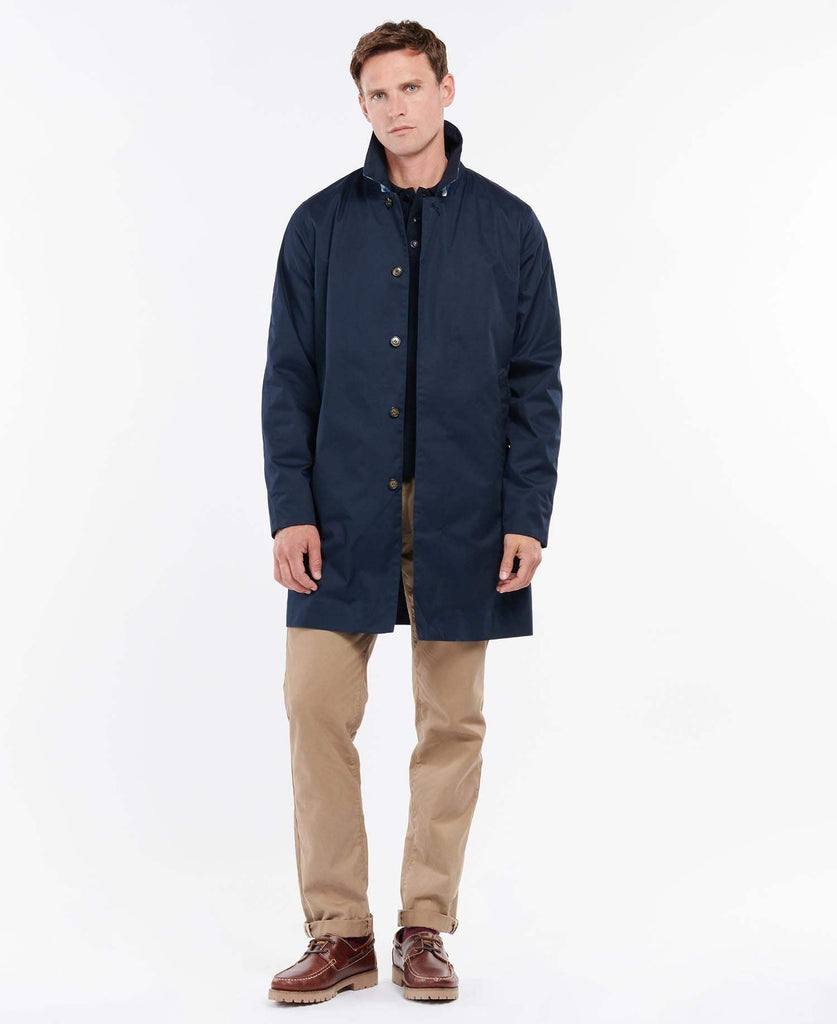 Barbour Frakki Rokig Jacket Navy Kormakur Skjoldur