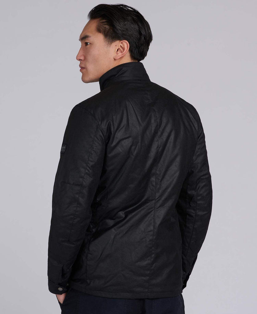 Barbour duke jacket black top