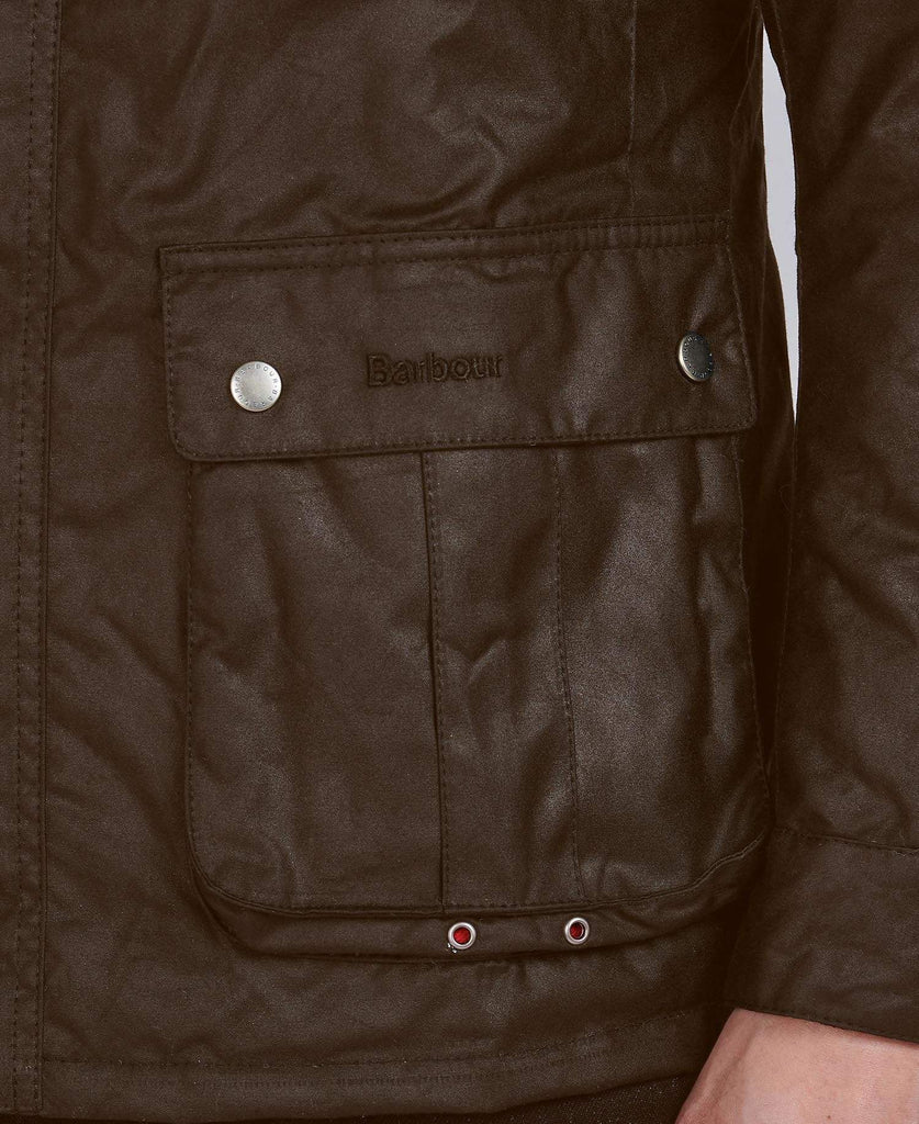 Barbour international duke wax jacket rustic deals