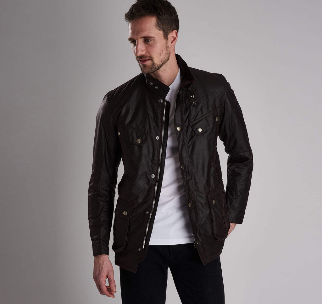 Barbour duke jacket rustic on sale