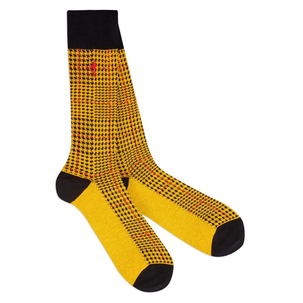 London Sock - Ottaway Mustard Sokkar- Herrafataverslun Kormáks & Skjaldar