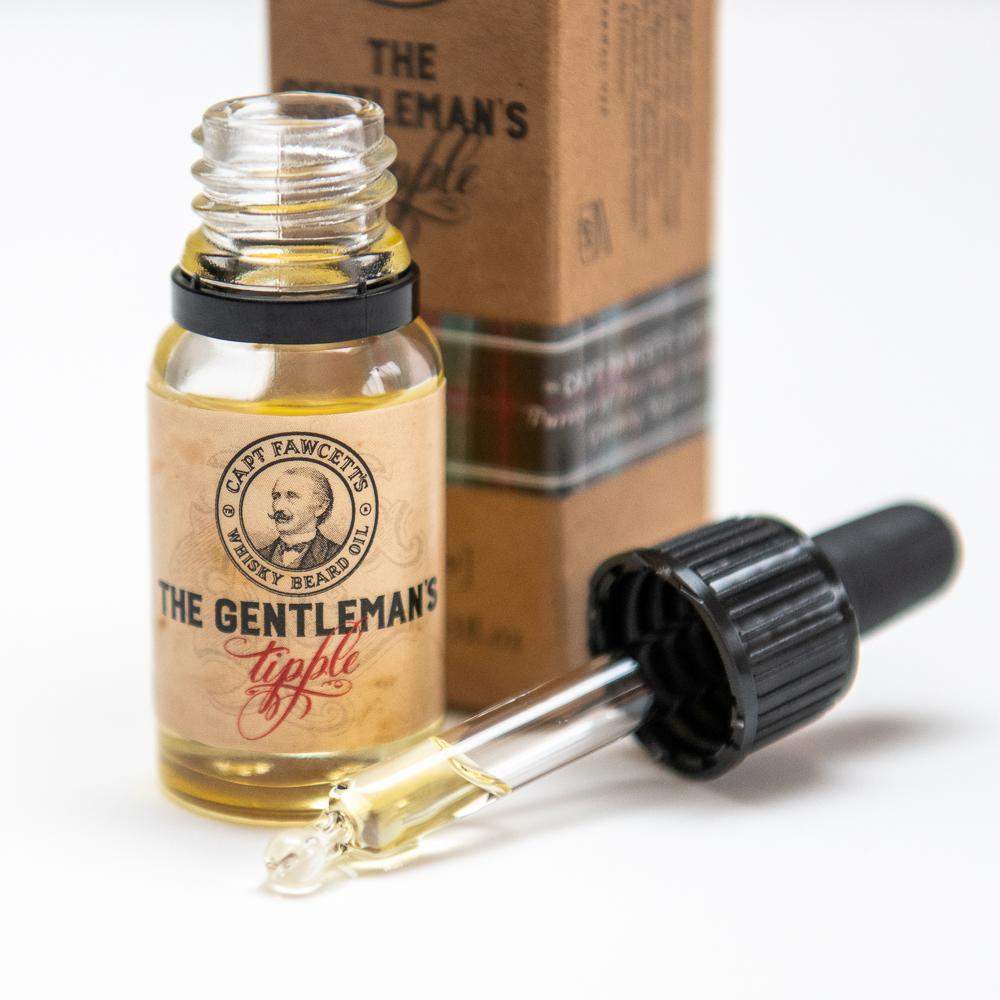 Captain Fawcett Skeggolía - Beard Oil - Tipple Whisky - 10ml Skeggolía- Herrafataverslun Kormáks & Skjaldar